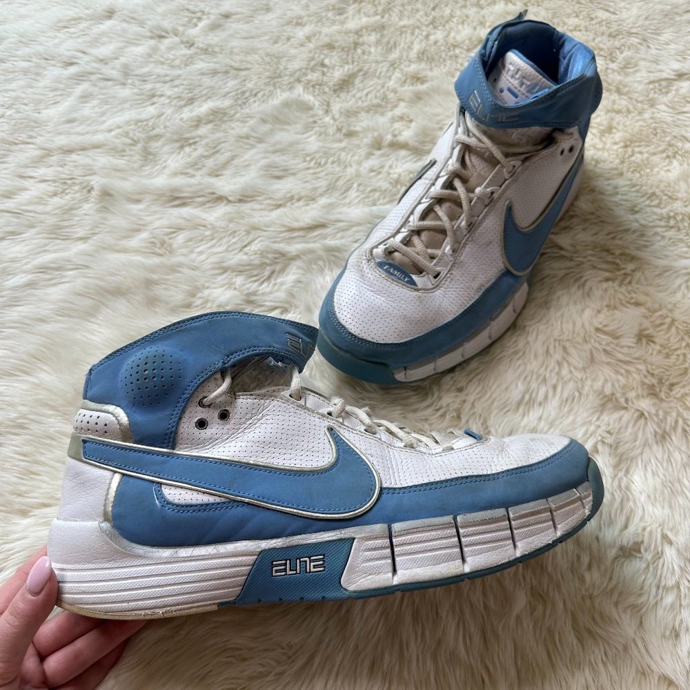 NIKE AIR HUARACHE ELITE II SHOES BLUE/WHITE SIZE 13